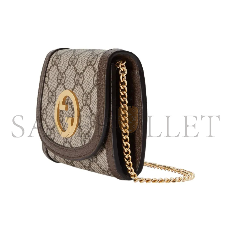 G*u*i blondie shoulder bag on chain 725219 (12.5*11*2.5cm)